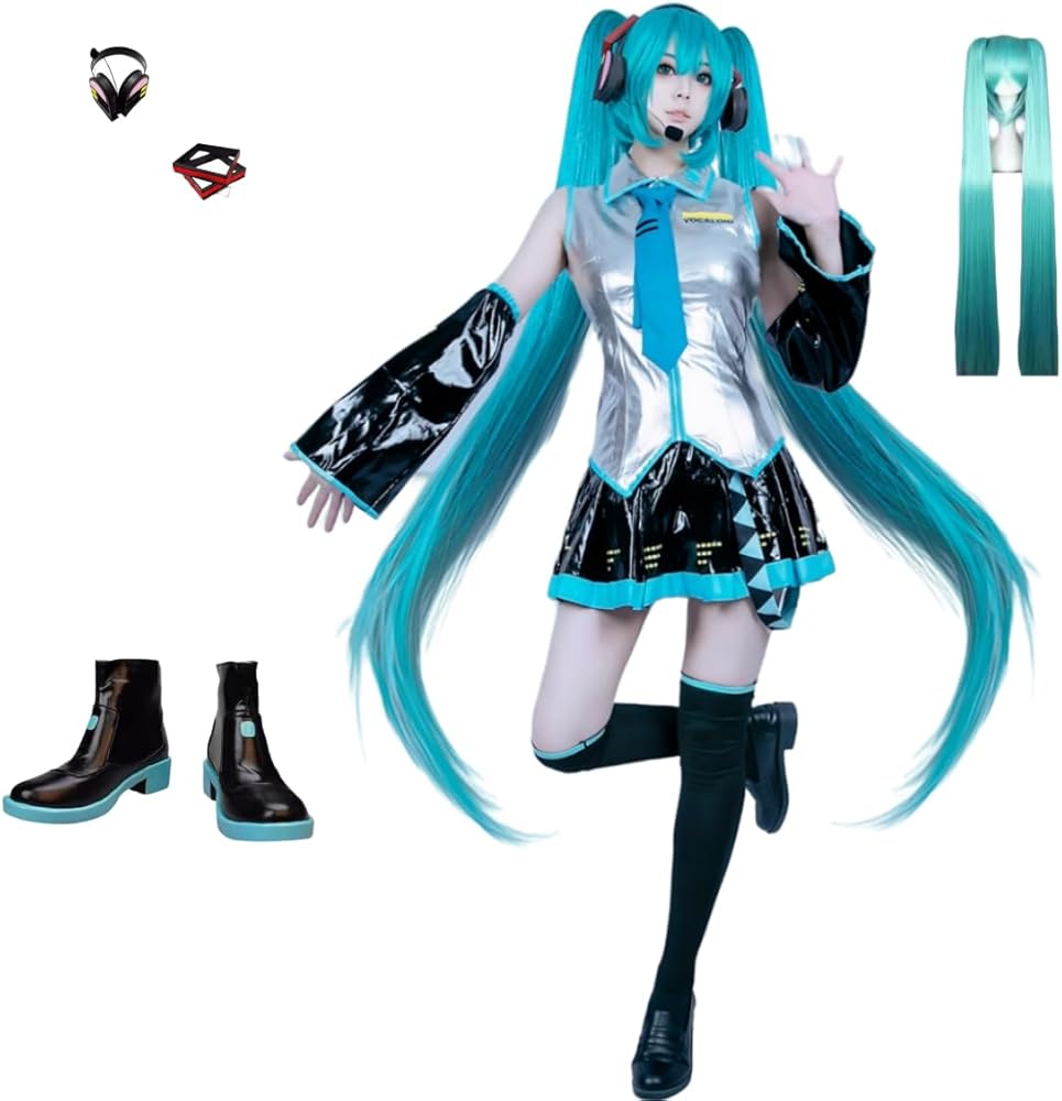 Amazon.co.jp: [売店] 初音ミク コスプレ衣装 【ウィッグ、靴